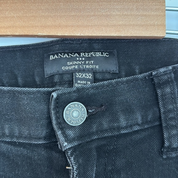 Banana Republic Skinny Fit Jeans, Black, US 32x32 - Picture 2 of 5